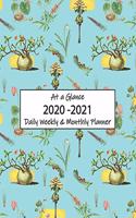 At a Glance 2020-2021 Daily Weekly & Monthly Planner: Jan-Dec