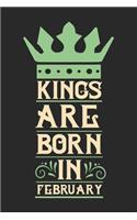 Kings are born in february: Daily Activity planner book as the gift of February birthday