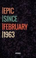 Epic Since February 1963 Notebook