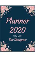 Planner 2020 for Designer: Jan 1, 2020 to Dec 31, 2020: Weekly & Monthly Planner + Calendar Views (2020 Pretty Simple Planners)