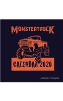 Monster Trucks Calendar 2020