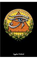 Egyptian Notebook: Eye Of Horus Notebook