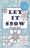 Let It Snow Coloring Pages