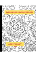 Swear Word Colouring Book Adults Only 18+