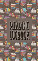 Reading Logbook: Book Review Notebook, Reading List Journal, Great for 60 Books, White Paper, 6" x 9", 130+ Pages