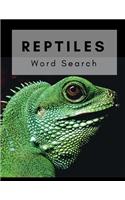 Reptiles Word Search