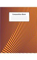 Cool Composition Notebook: Cool Composition Notebook Journal College Ruled Blank Lined (75 Sheets / 150 Pages 7.5 x 9.25 inch). Great back to school notebook for taking notes 