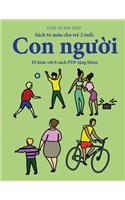 Sách tô màu cho trẻ 2 tuổi. (Con người)