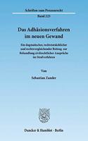 Das Adhasionsverfahren Im Neuen Gewand