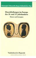 Eheschliessungen Im Europa Des 18. Und 19. Jahrhunderts