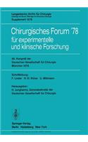 95. Kongreß Der Deutschen Gesellschaft Für Chirurgie, München, 3. Bis 6. Mai 1978