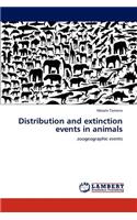 Distribution and extinction events in animals