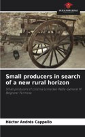 Small producers in search of a new rural horizon