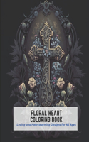 Floral Heart Coloring Book
