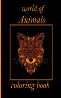 world of Animals coloring book