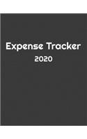 Expense Tracker 2020: A Personal Money Log Book (Black, White)