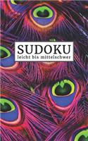 Sudokubuch für unterwegs: Leicht bis mittelschwer - Sudoku Rätselblock für die Tasche - 192 knifflige Sudokus mit Lösungen im Anhang - Kleines Rätselbuch - Gehirnjogging und 