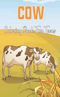 Cow Coloring Book for Teens