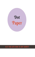 Geoboard Dot Paper, White cover, 100 pages - Large(8.5 x 11 inches)