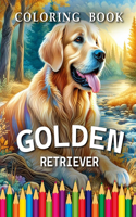 Golden Retriever Coloring Book