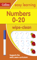 Numbers 0-20 Age 3-5 Wipe Clean Activity Book: Ideal for Home Learning(Collins Easy Learning Preschool)