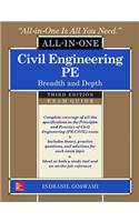 Civil Engineering All-In-One PE Exam Guide: Breadth and Depth, Third Edition