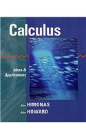 Calculus, Textbook and Student Solutions Manual