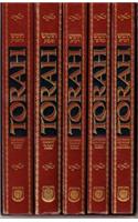Torah Chumash 5-Volume Set in Slip-Case