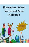 Elementary School Write and Draw Notebook