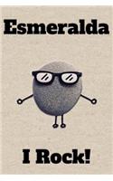 Affirmation Journal Esmeralda I Rock!: A personalized monogram journal just for you!