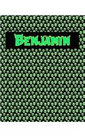 120 Page Handwriting Practice Book with Green Alien Cover Benjamin: Primary Grades Handwriting Book