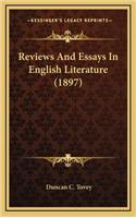 Reviews and Essays in English Literature (1897)