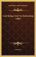 Ernst Rudiger, Graf Von Starhemberg (1889)