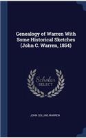 Genealogy of Warren With Some Historical Sketches (John C. Warren, 1854)