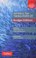 Whillans's Tax Tables 2020-21 (Budget edition)