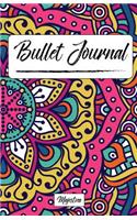 Bullet Journal: 2017 Journal Notebook, Dot Grid Journal, 122 Pages 5.5x8.5 Pottery Mandalas Pattern: 2017 Journal Notebook, Dot Grid Journal, 122 Pages 5.5x8.5 Pottery Mandalas Pattern