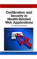 Certification and Security in Health-Related Web Applications