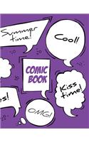 Draw Your Own Comics/Blank Comic Journal - 24 Pages of Fun Comic - A Large 8.5