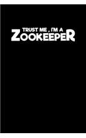 Keep calm I'm a Zookeeper: Hangman Puzzles - Mini Game - Clever Kids - 110 Lined pages - 6 x 9 in - 15.24 x 22.86 cm - Single Player - Funny Great Gift