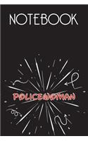 POLICEWOMAN Notebook, Simple Design