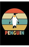 Penguin: Journal For Recording Notes, Thoughts, Wishes Or To Use As A Notebook For Retro Penguin Lovers, Zoo Animal Fans And Cute Bird Enthusiasts (6 x 9; 12