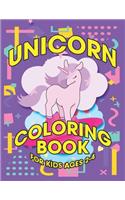 Unicorn Coloring Book for Kids Ages 2-4