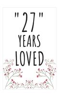 Years Loved Notebook