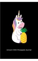 Unicorn With Pineapple Journal