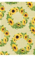Sunflower College Ruled Notebook