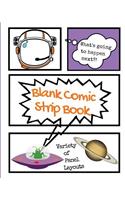 Blank Comic Strip Book Space