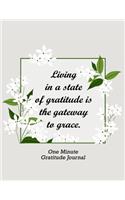 One Minute Gratitude Journal
