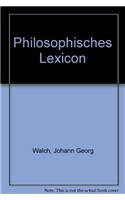 Philosophisches Lexicon