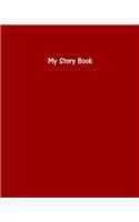 My Story Book Create Your Own Picture Book With Brick Red Cover