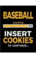 Baseball Loading 75% Insert Cookies to Continue: Baseball Doodle Sketch Book